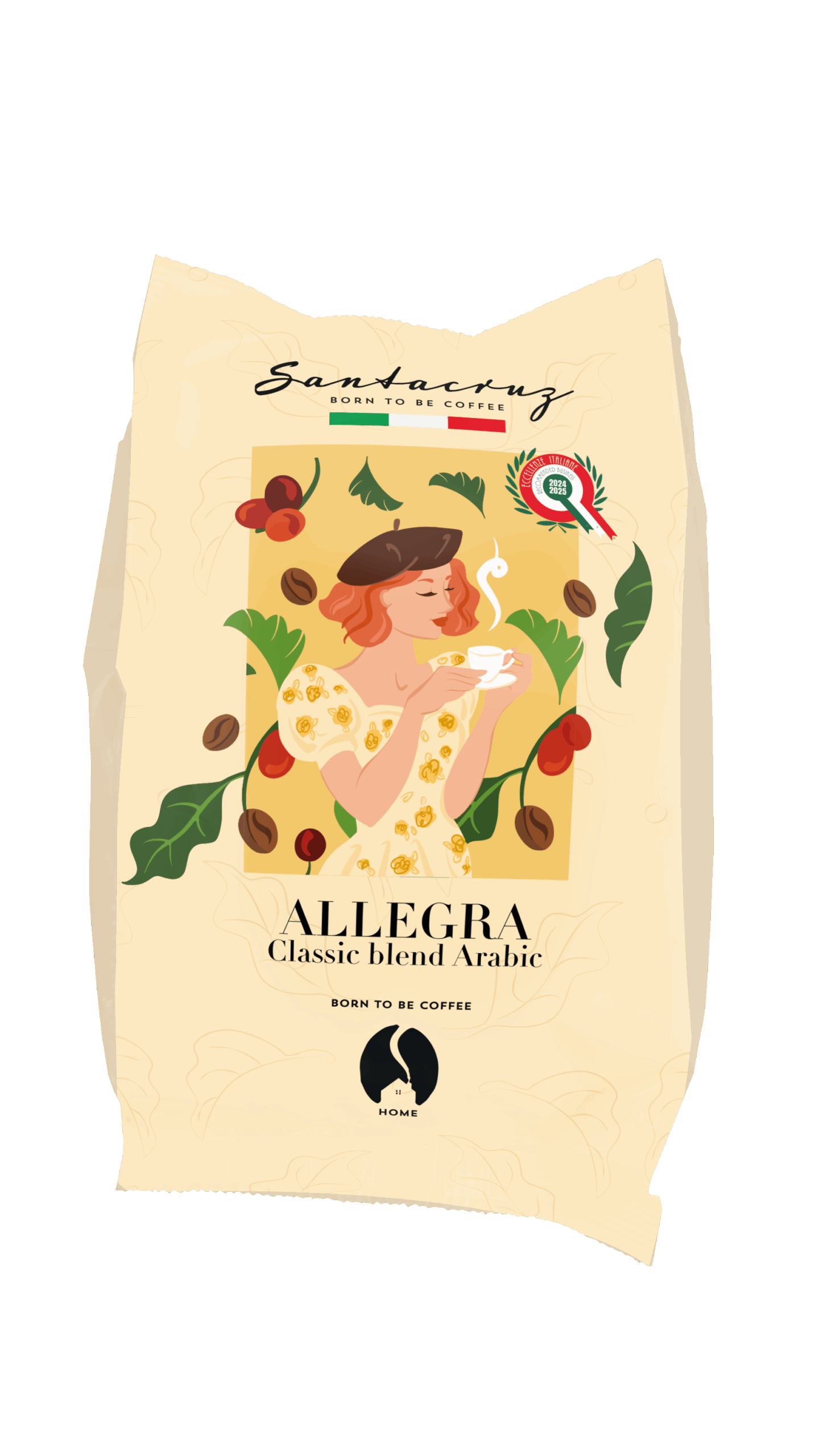 Caffe SANTACRUZ EVVIVA-ALLEGRA 1kg kawa ziarnista