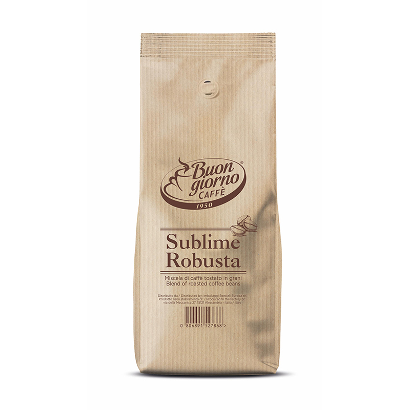 Caffe Buongiorno Sublime 100% ROBUSTA 1kg włoska kawa ziarnista - obrazek 2
